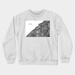 Glasgow Tenement Design Crewneck Sweatshirt